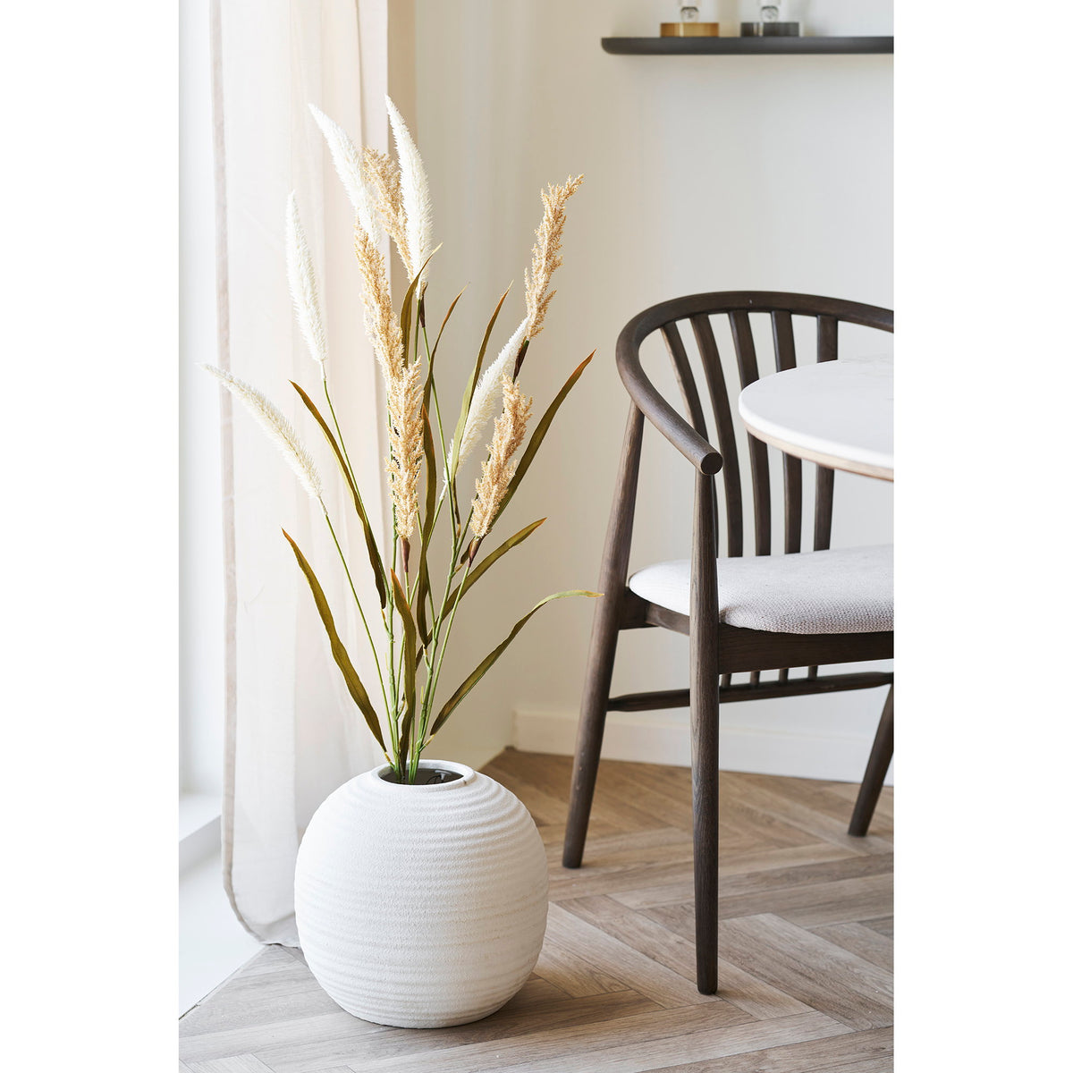 Vase – Keramik Weiß, ø 30 × 28,5 cm – Ansicht 3