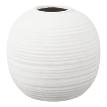 Vase – Keramik Weiß, ø 30 × 28,5 cm von Luiva Living