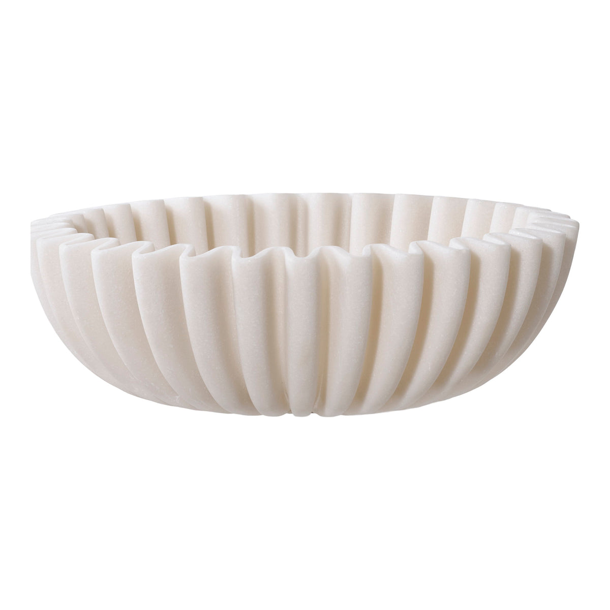 Schale – Polyresin Beige, ø 20 × 6,5 cm von Luiva Living