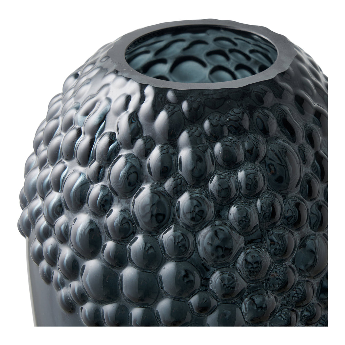 Vase – Glas Dunkelgrau, ø 14 × 25 cm – Ansicht 2