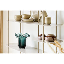 Vase – Glas, mundgeblasen Dunkelgrün, ø 25 × 30 cm – Ansicht 5