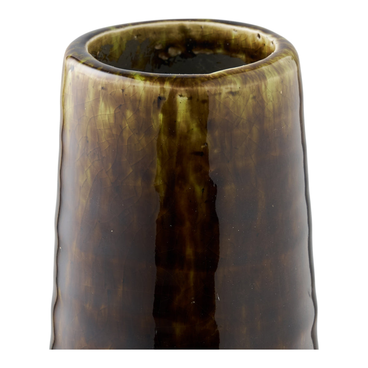 Vase – Keramik Braun, ø 11 × 39 cm – Ansicht 3