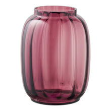 Vase – Glas, mundgeblasen Kastanienrot, ø 17 × 21 cm von Luiva Living