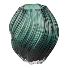 Vase – Glas, mundgeblasen Dunkelgrün, ø 19 × 23 cm von Luiva Living