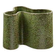 Vase – Keramik Waldgrün, 14,5 × 19 × 14,5 cm von Luiva Living