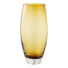 Vase – Glas, mundgeblasen Goldorange, ø 14 × 32 cm von Luiva Living