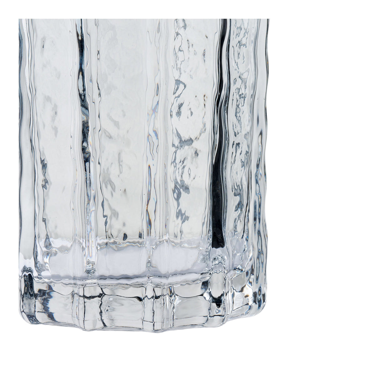 Vase – Rauchglas, mundgeblasen Grau, ø 10 × 20 cm – Ansicht 3