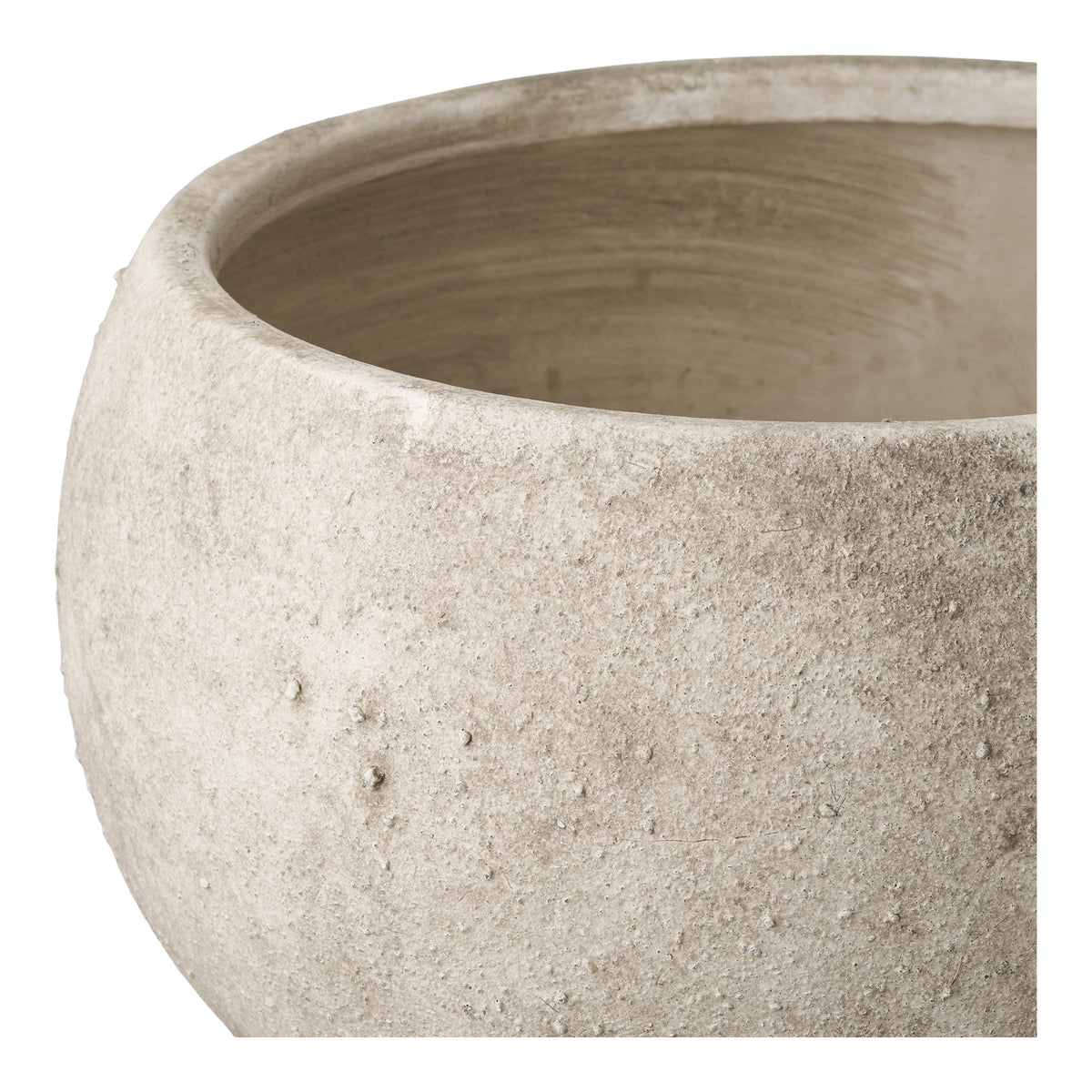 Übertopf – Keramik Grau, ø 26 × 19,5 cm – Ansicht 2