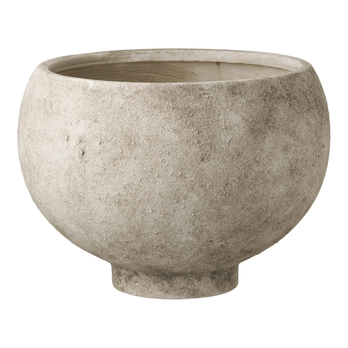 Übertopf – Keramik Grau, ø 26 × 19,5 cm von Luiva Living