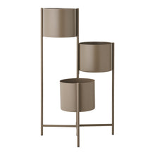 Übertopf – Stahl Braun, 22,5 × 23 × 75,5 cm von Luiva Living