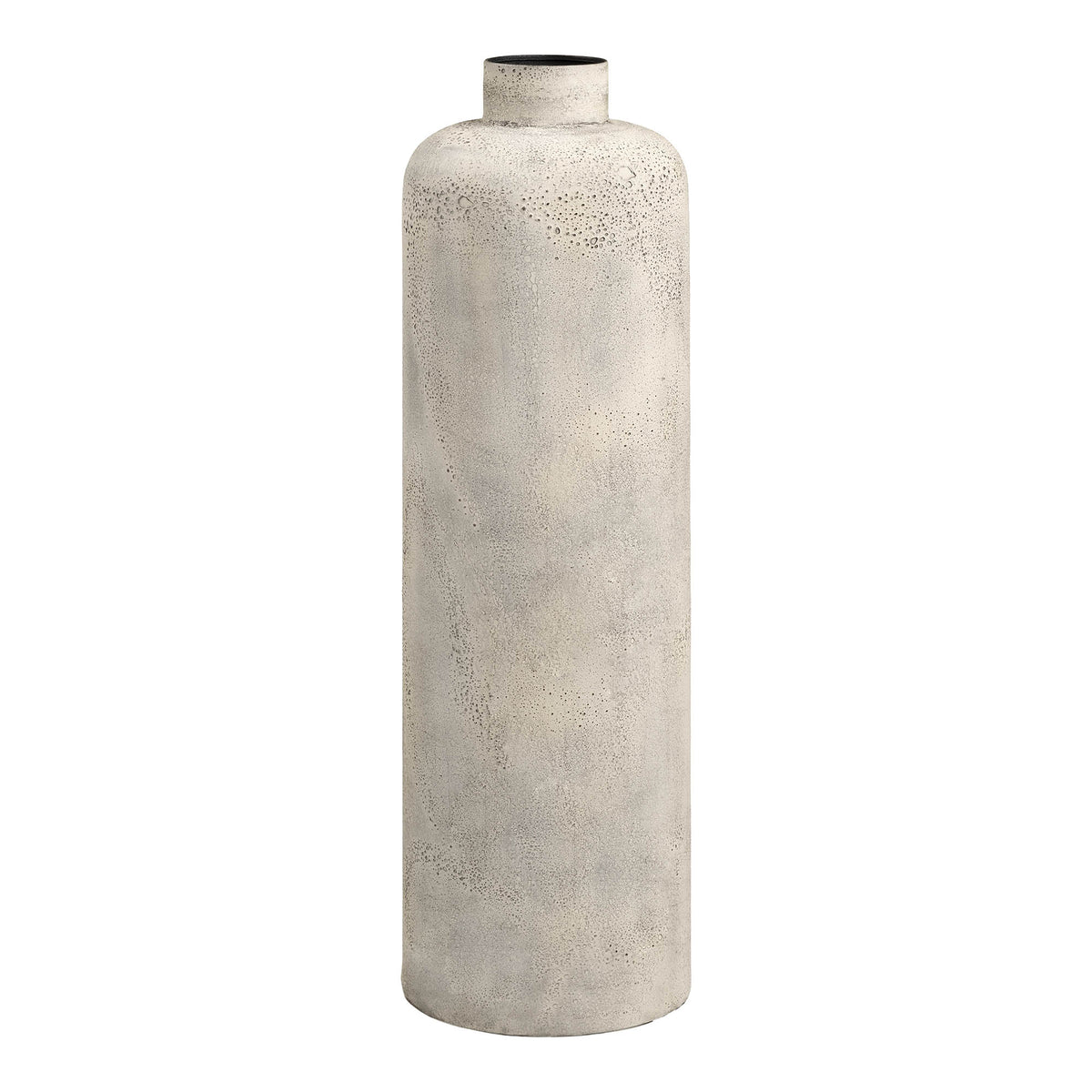 Amira Deko-Topf – Metall Antikbeige, ø 24 × 78,5 cm von Luiva Living