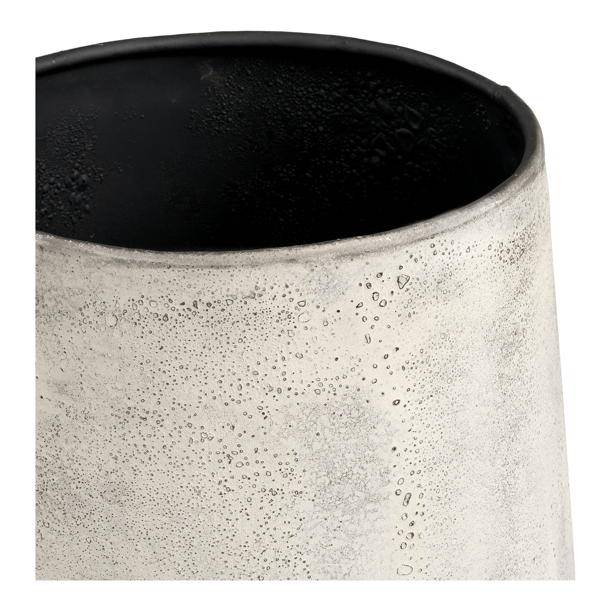 Amira Deko-Topf 2er-Set – Metall Antikbeige – Ansicht 2