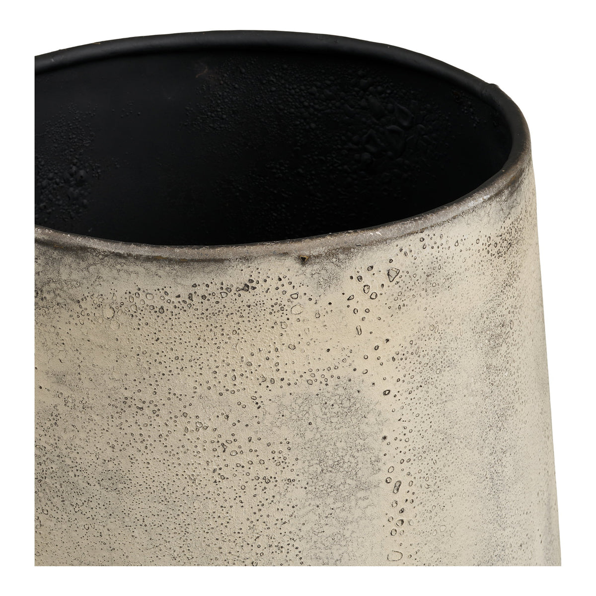 Amira Deko-Topf 2er-Set – Metall Antikbeige – Ansicht 5