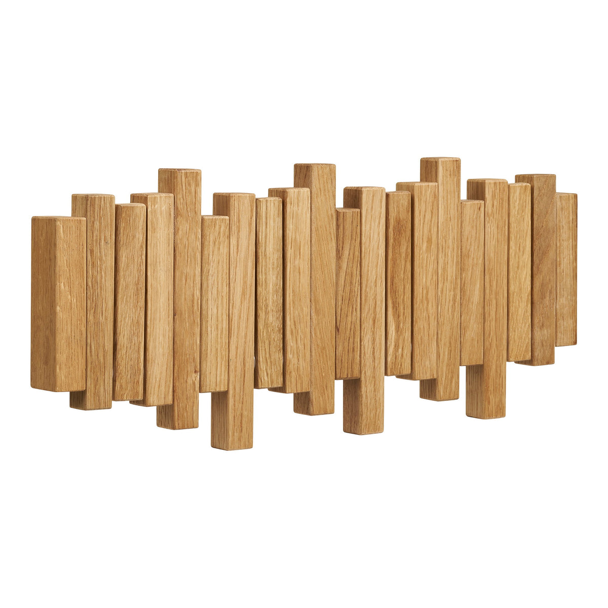 Maja Wandgarderobe – Eiche Natur, 40 × 18 cm – Ansicht 2