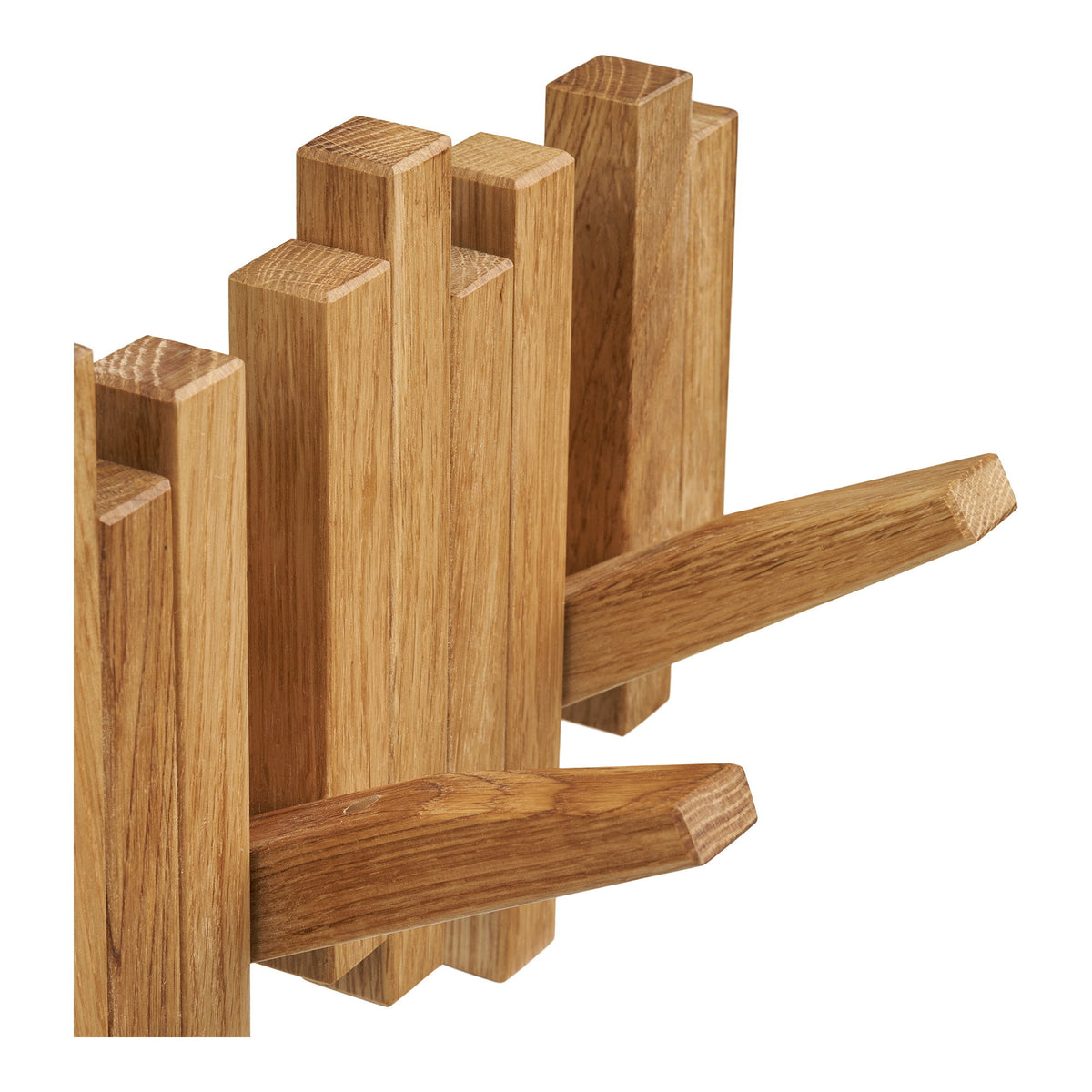 Maja Wandgarderobe – Eiche Natur, 40 × 18 cm – Ansicht 4