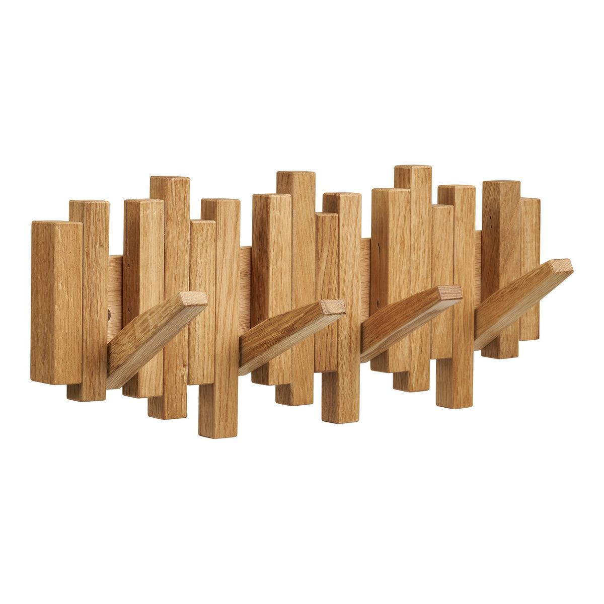 Maja Wandgarderobe – Eiche Natur, 40 × 18 cm von Luiva Living