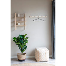 Yuki Wandgarderobe – Pappelholz Natur, 70 × 5 cm – Ansicht 3