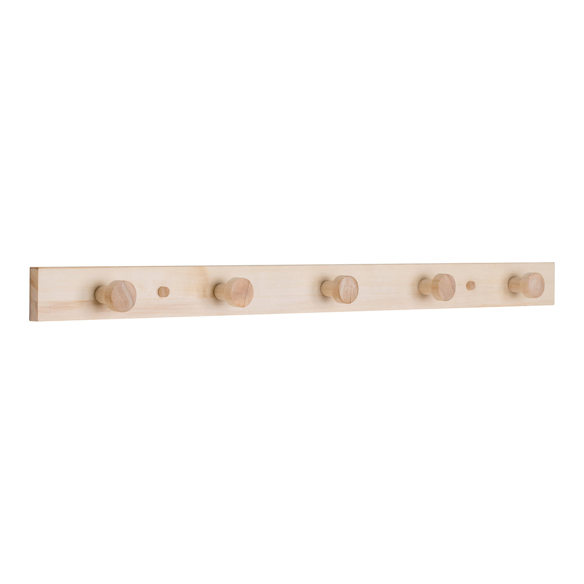Yuki Wandgarderobe – Pappelholz Natur, 70 × 5 cm – Ansicht 2