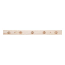 Yuki Wandgarderobe – Pappelholz Natur, 70 × 5 cm von Luiva Living