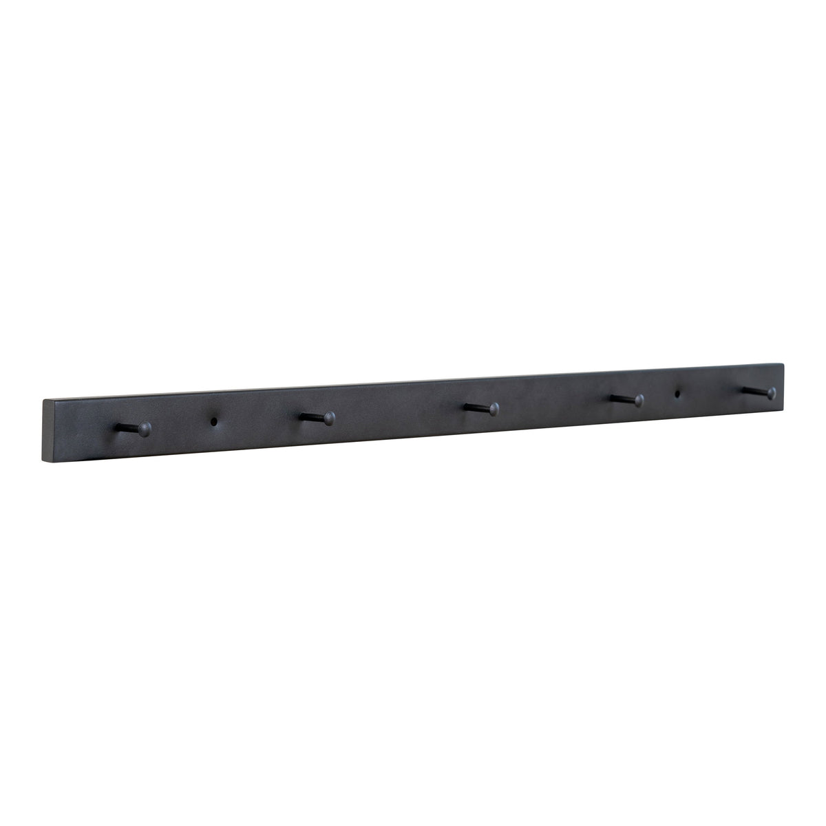 Sami Wandgarderobe – Stahl Schwarz, 70 × 4 cm – Ansicht 2