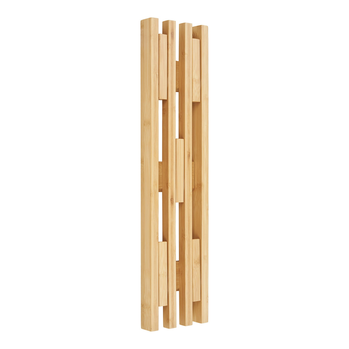 Yorick Wandgarderobe – Bambus Natur, 14 × 60 cm – Ansicht 3
