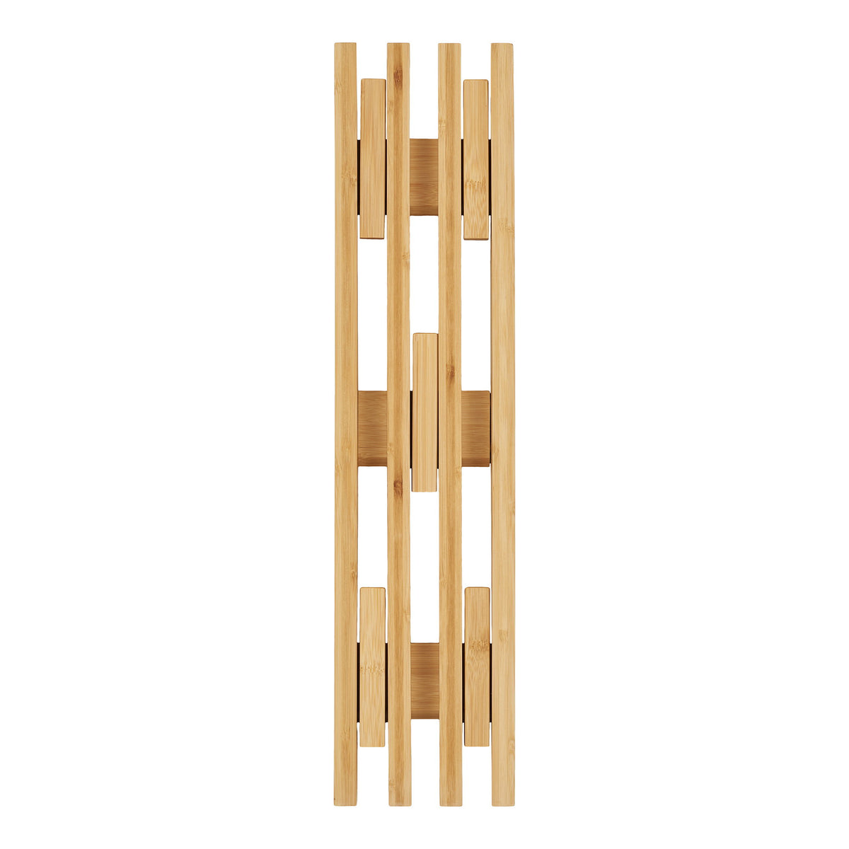 Yorick Wandgarderobe – Bambus Natur, 14 × 60 cm – Ansicht 4