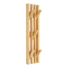 Yorick Wandgarderobe – Bambus Natur, 14 × 60 cm von Luiva Living
