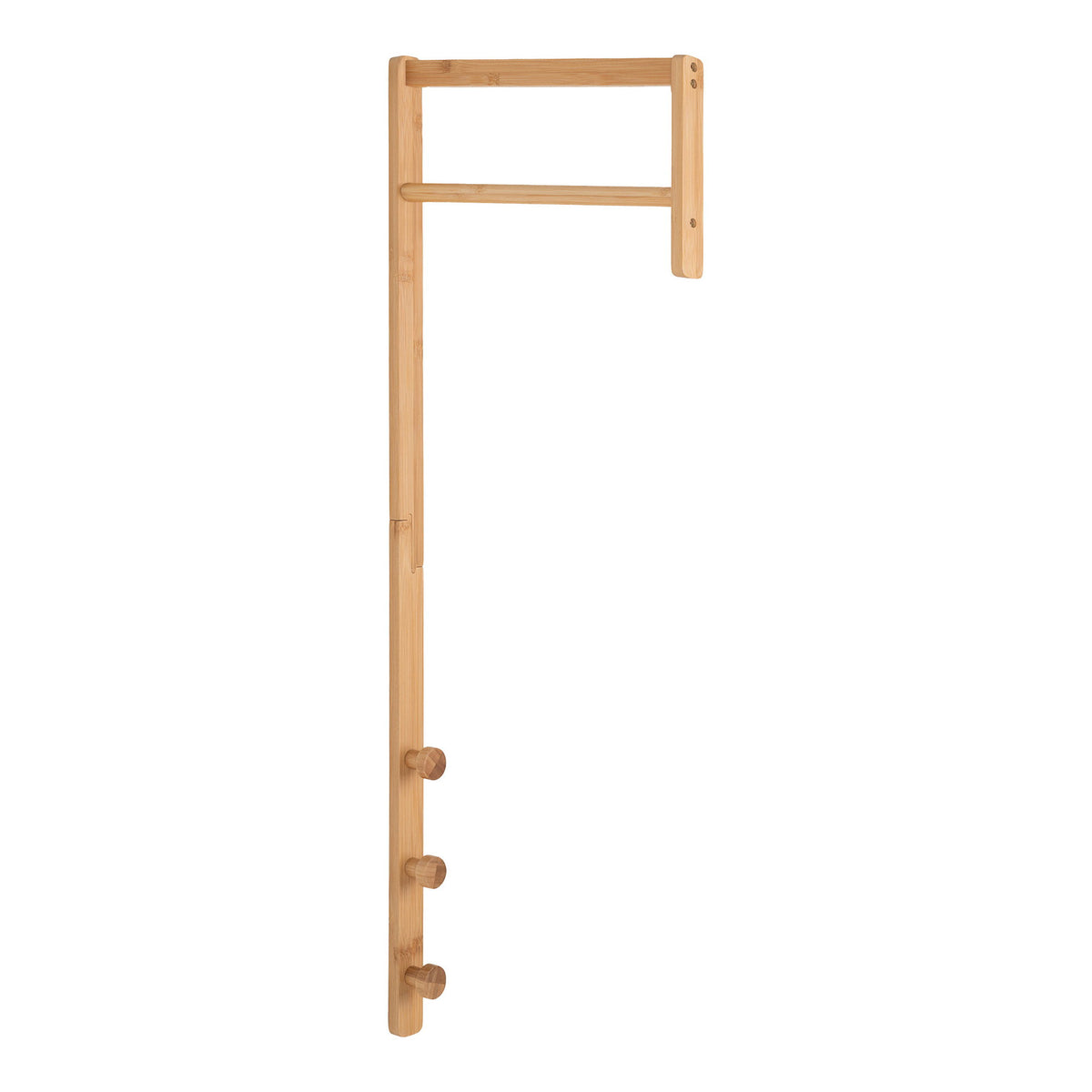 Albin Kleiderständer – Bambus Natur, 3 × 30 × 82 cm von Luiva Living