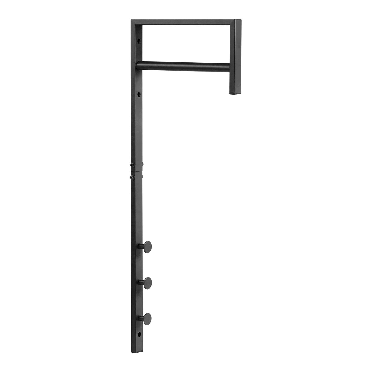 Albin Kleiderständer – Metall Schwarz, 3 × 30 × 82 cm von Luiva Living