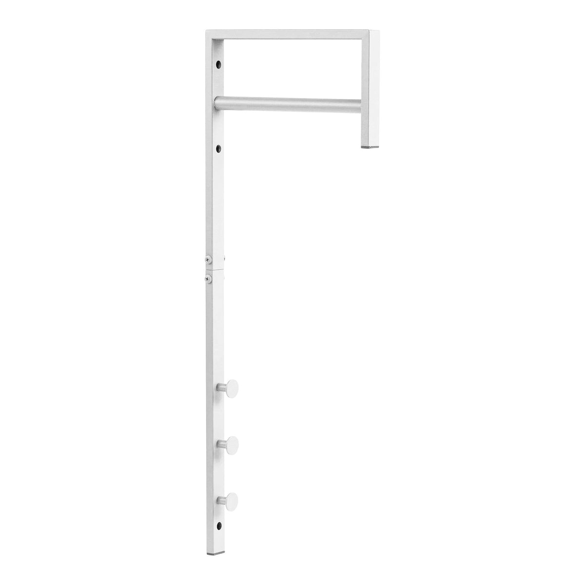 Albin Kleiderständer – Metall Weiß, 3 × 30 × 82 cm von Luiva Living