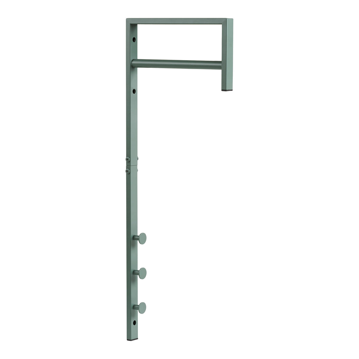 Albin Kleiderständer – Metall Grün, 3 × 30 × 82 cm von Luiva Living