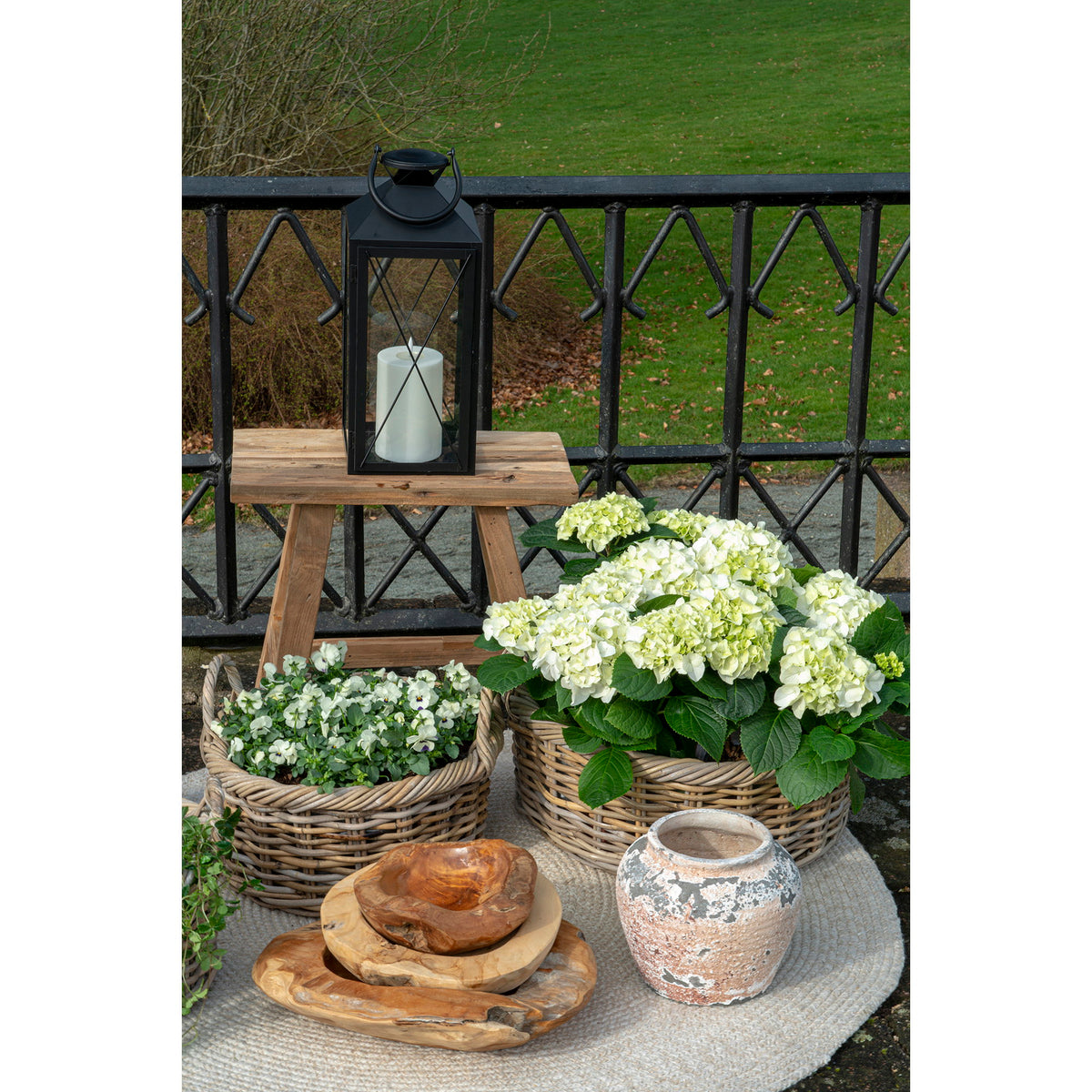 Jaro Schale – Teak Natur, ø 40 × 12 cm – Ansicht 3