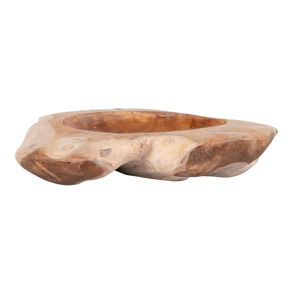 Jaro Schale – Teak Natur, ø 40 × 12 cm – Ansicht 2