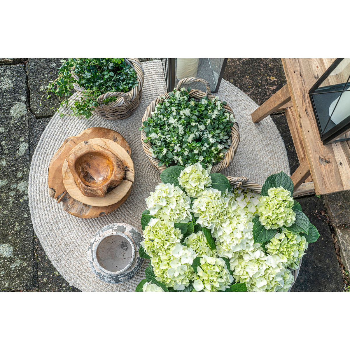 Jaro Schale – Teak Natur, ø 40 × 12 cm – Ansicht 5