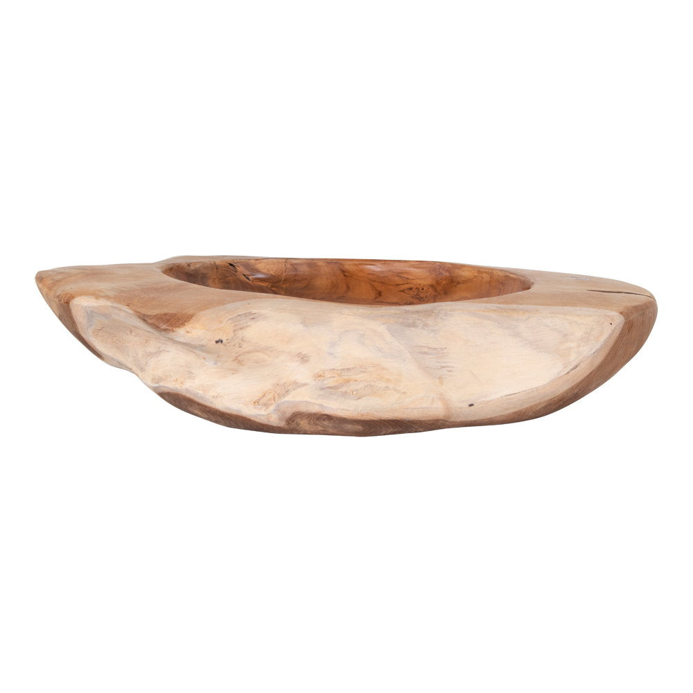 Jaro Schale – Teak Natur, ø 40 × 12 cm von Luiva Living