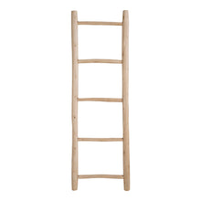 Deko-Leiter – Teak Natur, 50 × 150 cm von Luiva Living