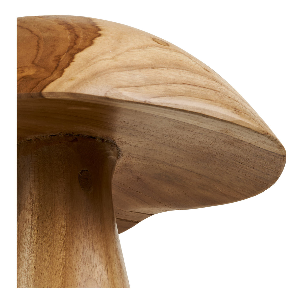 Anda Deko-Pilz 2er-Set – Teak Natur – Ansicht 4
