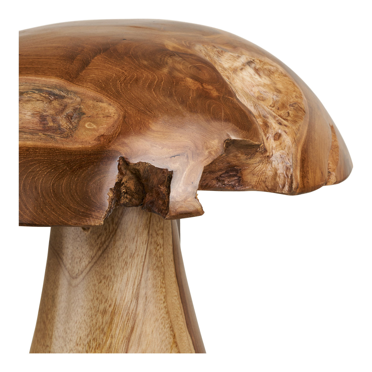 Anda Deko-Pilz 2er-Set – Teak Natur – Ansicht 5