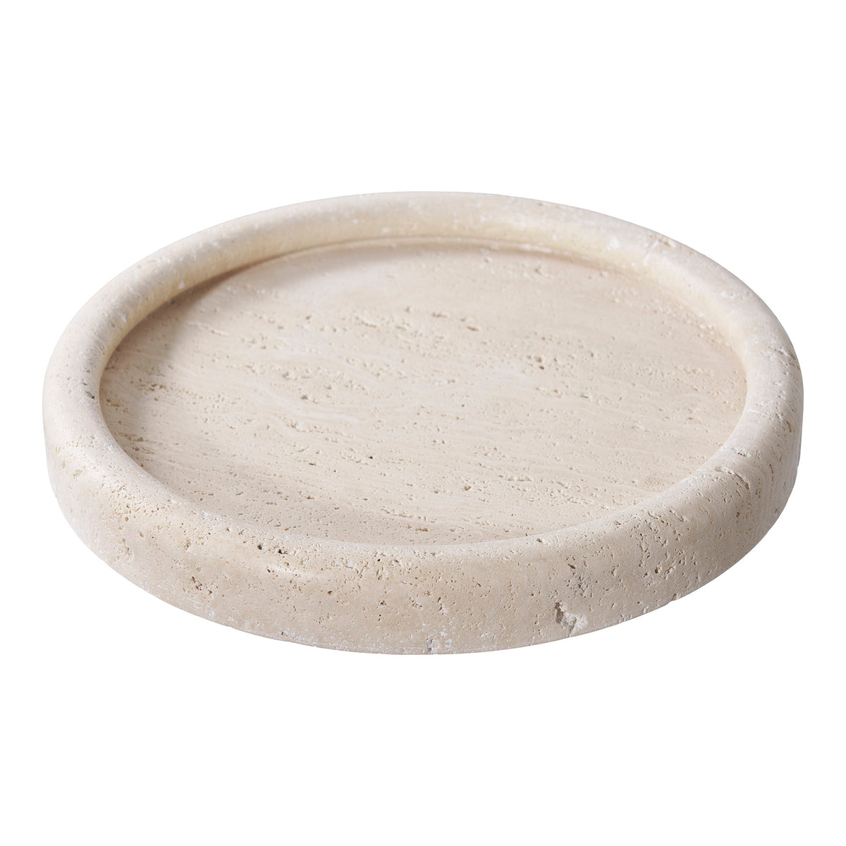 Tablett – Travertin Natur, ø 25,5 cm – Ansicht 2