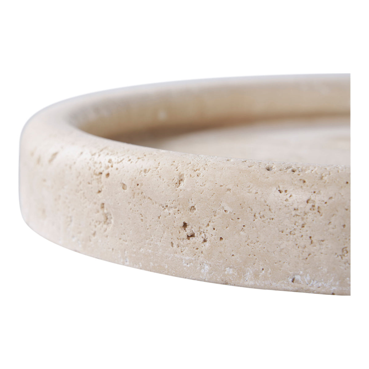 Tablett – Travertin Natur, ø 25,5 cm – Ansicht 3
