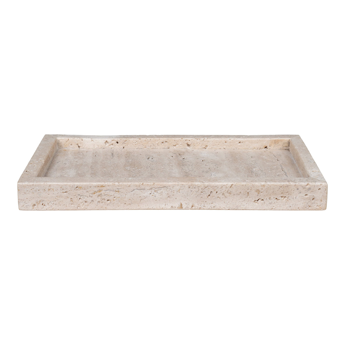 Tablett – Travertin Natur, 30,5 × 15 cm – Ansicht 2
