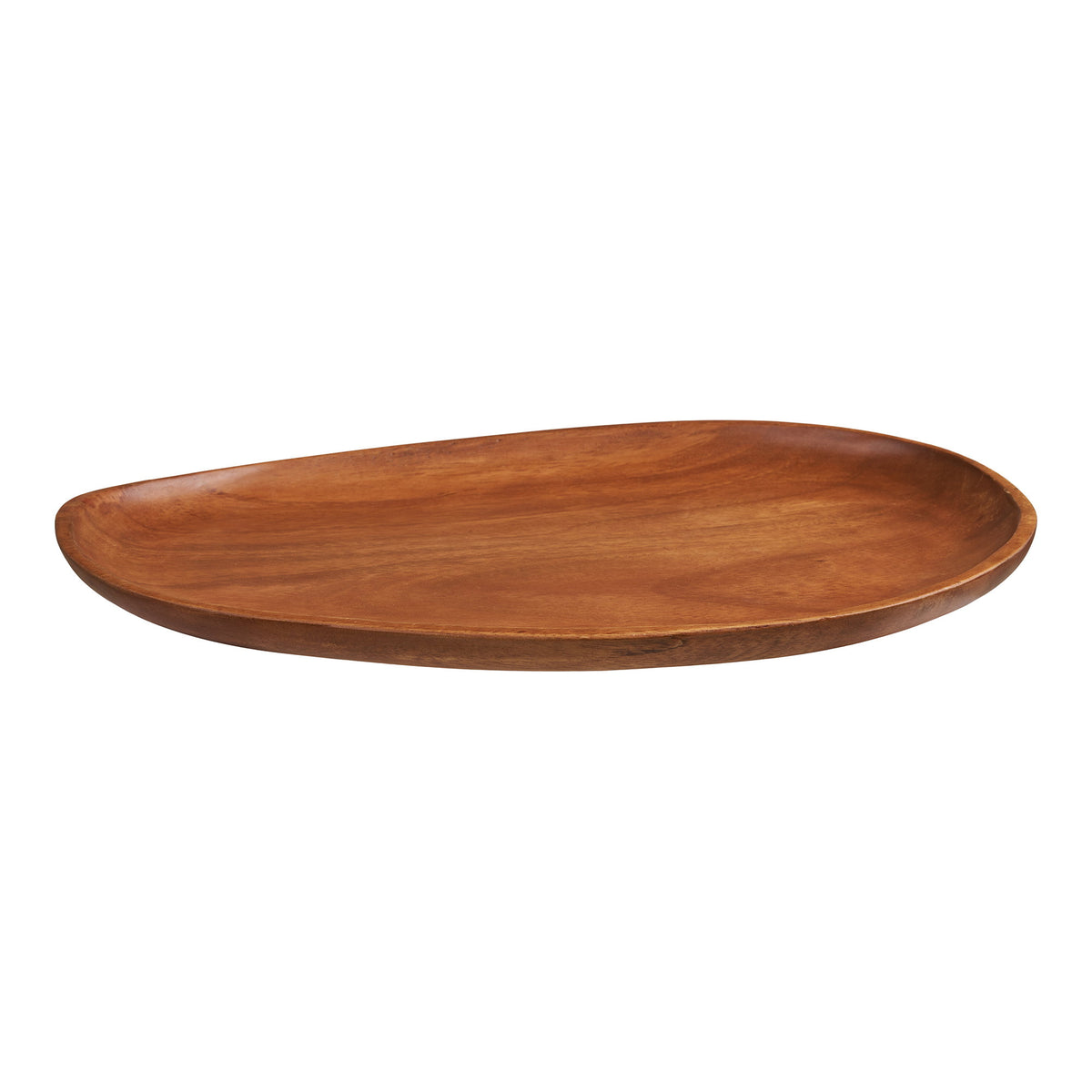 Tablett – Akazie Natur, 28 × 39 × 2,5 cm von Luiva Living