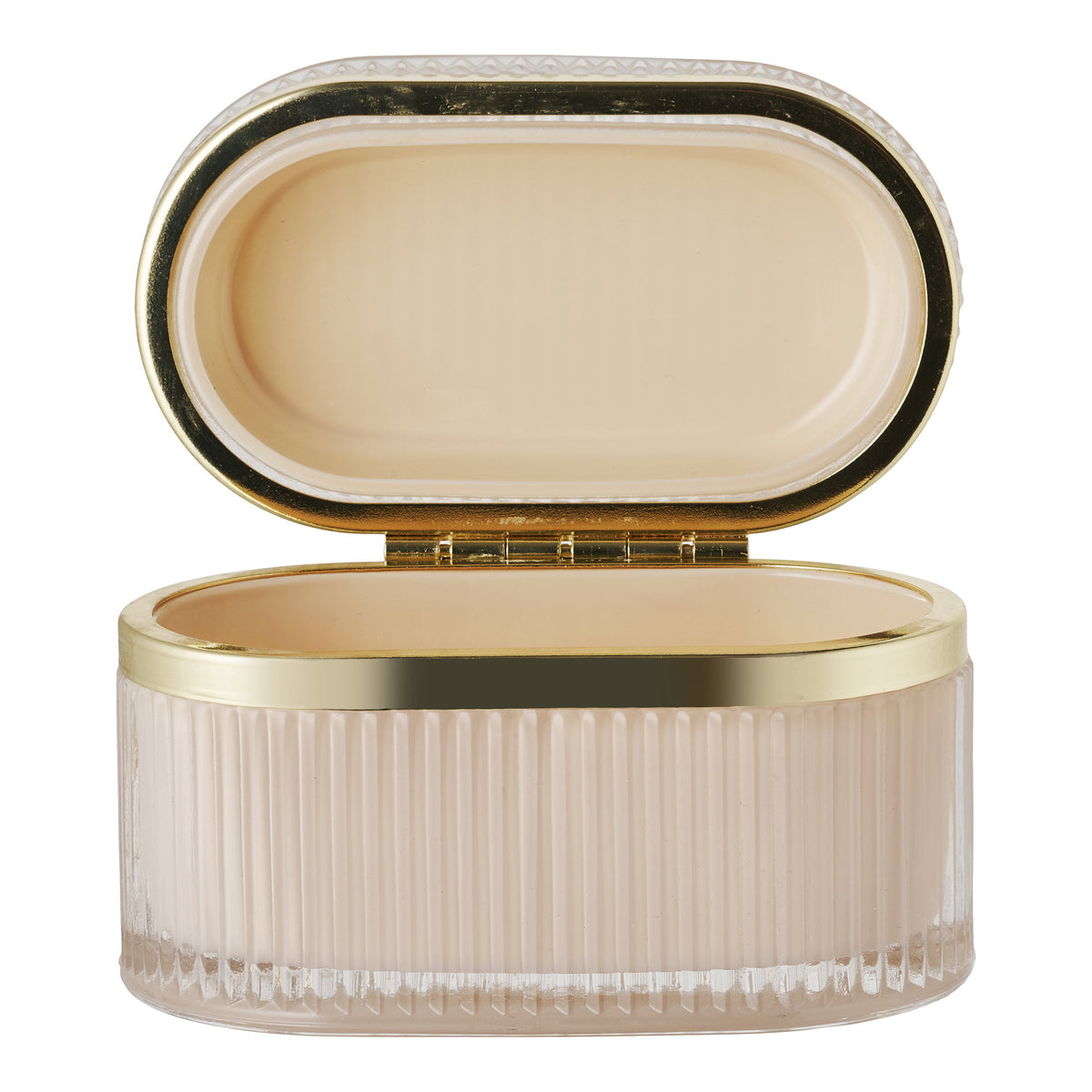Valea Box – Glas Nude/Messing, 13,5 × 8 × 9 cm – Ansicht 3