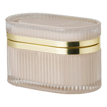 Valea Box – Glas Nude/Messing, 13,5 × 8 × 9 cm von Luiva Living