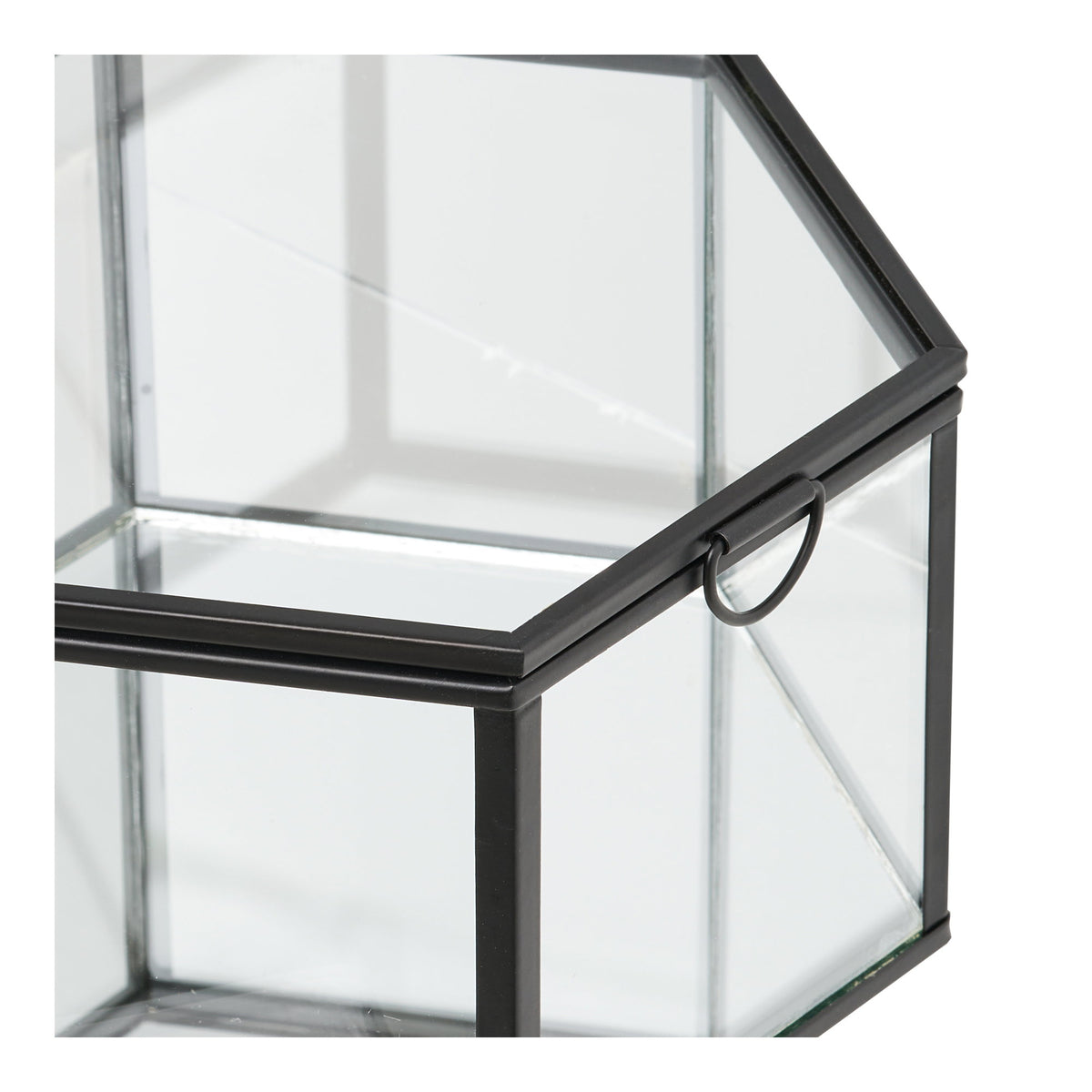 Amy Box 2er-Set – Glas/Metall Klar/Schwarz – Ansicht 4