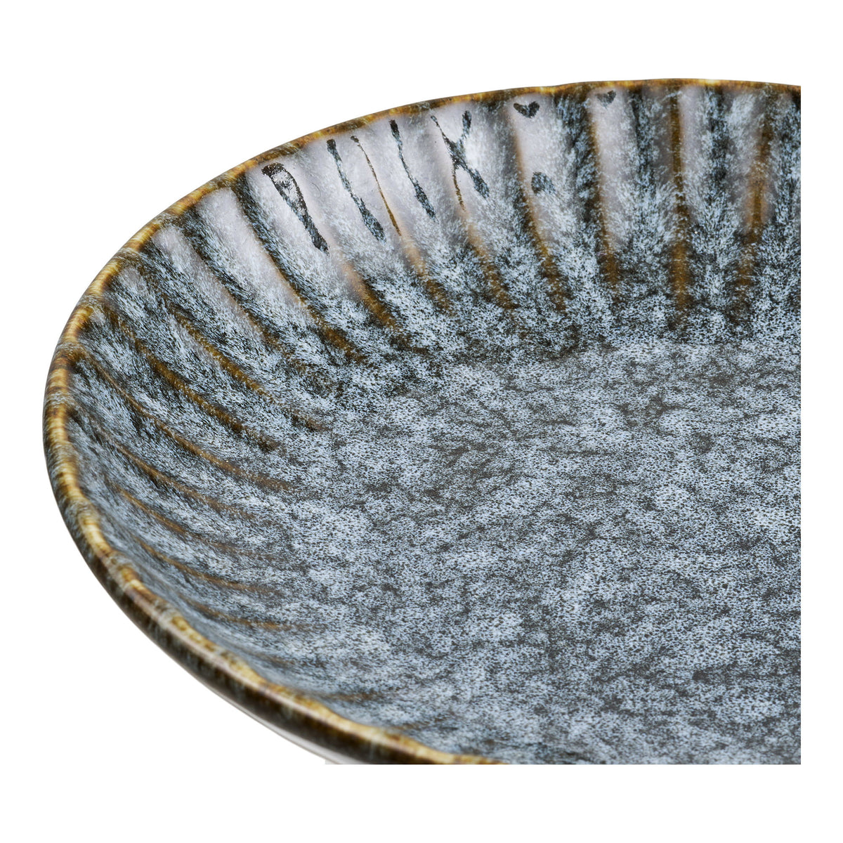 Tablett – Keramik Blau, ø 20,5 × 7 cm – Ansicht 4