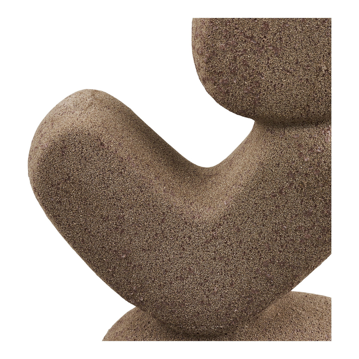 Deko-Objekt – Keramik Braun, 16 × 8 × 36 cm – Ansicht 3