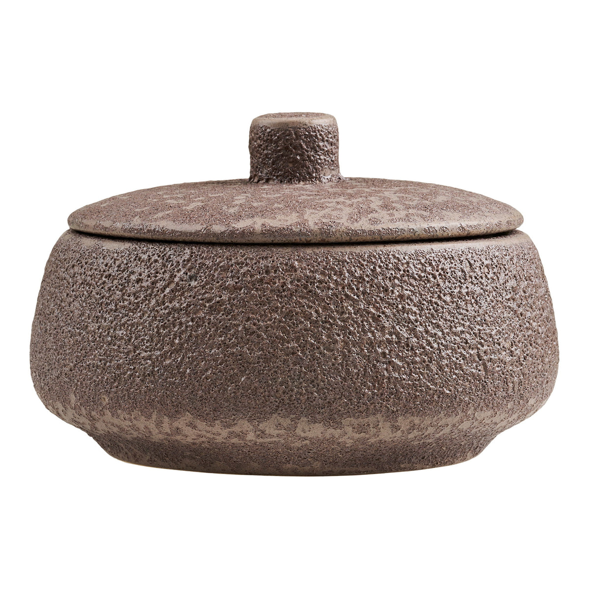 Gefäß – Keramik Braun, ø 15 × 9,5 cm – Ansicht 2