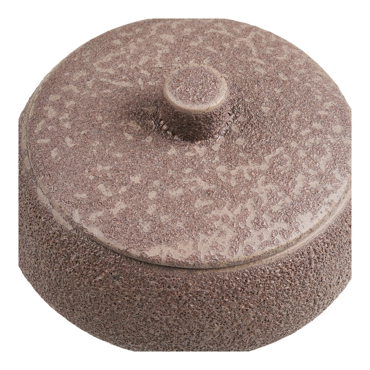 Gefäß – Keramik Braun, ø 15 × 9,5 cm – Ansicht 4