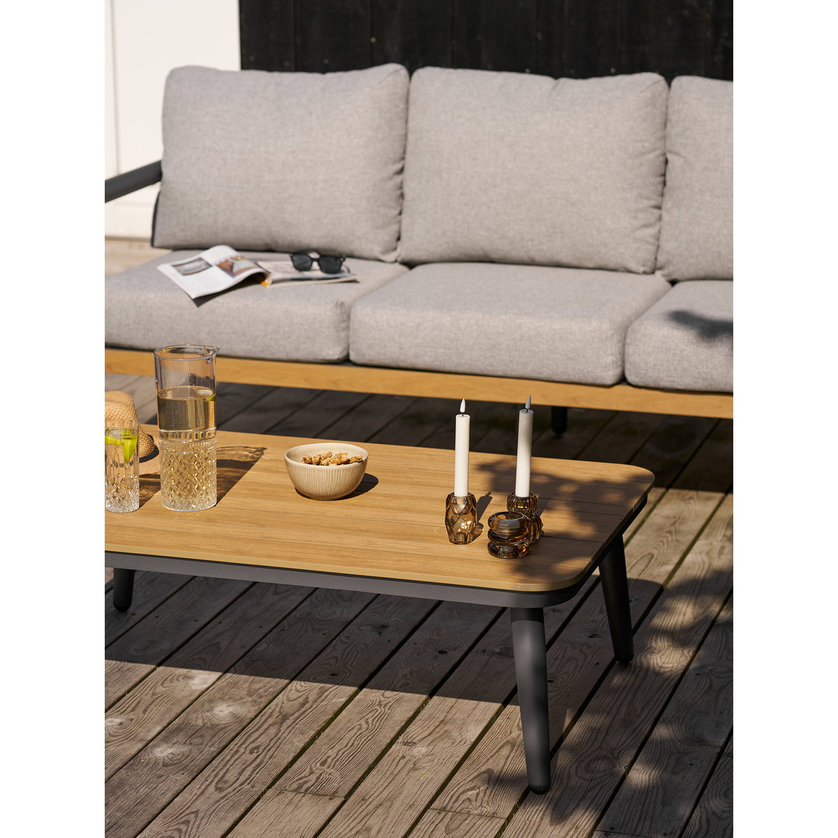 Kerzenhalter 3er-Set – Glas Rauchbraun – Ansicht 5